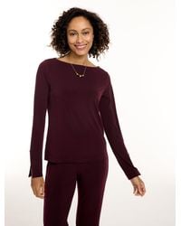 Talbots - Knit Kit Bateau Neck Top - Lyst