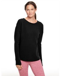 Talbots - Tech Waffle Knit Open Back Pullover Sweater - Lyst