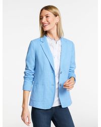 Talbots - Piqué Knit Blazer - Lyst