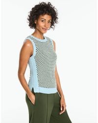 Talbots - Bird's Eye Sweater Vest - Lyst