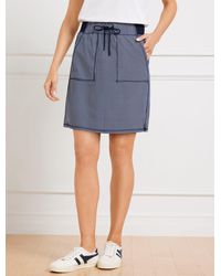 Talbots - Lightweight Woven Stretch Side Slit Skirt - Lyst
