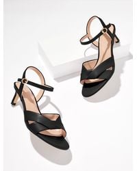 Talbots - Talia Nappa Kitten Heel Sandals - Lyst