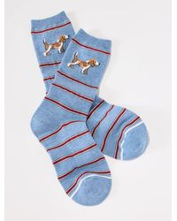 Talbots - Beagle Stripe Trouser Socks - Lyst