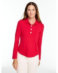 Talbots - Jewel Button Polo - Lyst