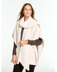 Talbots - Knit Scarf Ruana - Lyst