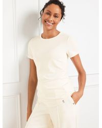 Talbots - Supersoft Jersey Short Sleeve T-shirt - Lyst