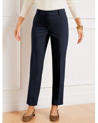 Talbots - Hampshire Lightweight Double Cloth Straight Ankle Pants - Lyst