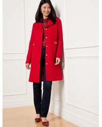 Talbots - Horsebit Italian Wool Blend Coat - Lyst