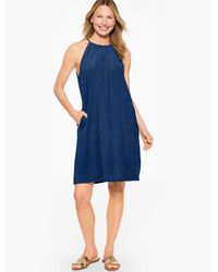 Aqua Club - Terry Gathered Dress Cover-up - Lyst