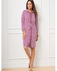 Talbots - Effortless Jersey Twist Shirtdress - Lyst