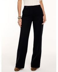 Talbots - Polished Ponte Wide Leg Pants - Lyst