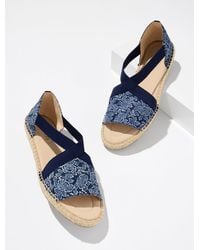 Talbots - Ilyssa Canvas Espadrille Flats - Lyst