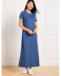 Talbots - Effortless Ultraknit Short Sleeve Maxi Dress - Lyst