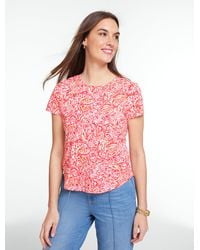 Talbots - Patch Pocket Short Sleeve T-shirt - Lyst