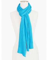 Talbots - Cable Knit Scarf - Lyst