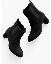 Talbots - Isra Chelsea Suede Ankle Boots - Lyst
