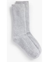 Talbots - Chevron Trouser Socks - Lyst