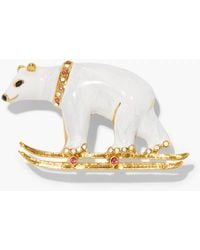Talbots - Polar Bear Brooch - Lyst