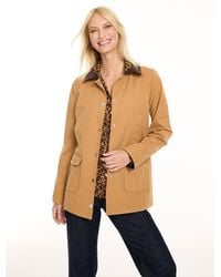 Talbots - Coated Cotton Barn Jacket - Lyst