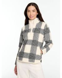 Talbots - Brushed Knit Half-zip Pullover Sweater - Lyst