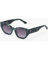 Talbots - Brenda Demi Cat Eye Sunglasses - Lyst