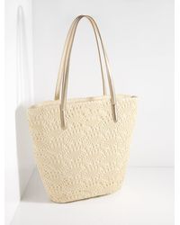 Talbots - Straw Tote - Lyst
