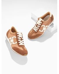 Talbots - Alex Status Herringbone Suede Sneakers - Lyst
