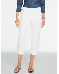Talbots - Heritage Twill Capri Pants - Lyst