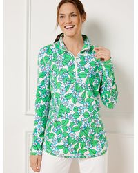 Talbots - Cozy Crush Half-zip Pullover Sweater - Lyst