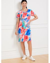Talbots - French Terry T-shirt Dress - Lyst