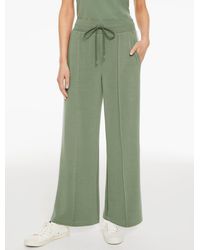 Talbots - Airknit Stretch Wide Leg Pants - Lyst