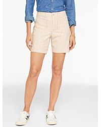 Talbots - Patch Pocket Herringbone Shorts - Lyst