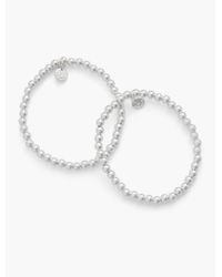 Talbots - Beaded Stretch Bracelet Set - Lyst