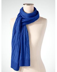 Talbots - Soft Cable Knit Scarf - Lyst