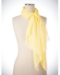 Talbots - Textured Lovely Oblong Scarf - Lyst