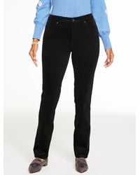 Talbots - Straight Leg Stretch Corduroy Pants - Lyst