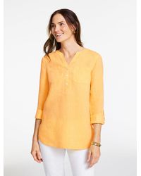 Talbots - Linen Camp Shirt - Lyst