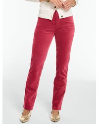 Talbots - Velveteen Straight Leg Pants - Lyst