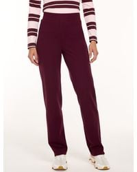 Talbots - Tech Stretch Straight Leg Pull-on Pants - Lyst