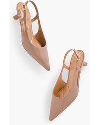 Talbots - Olivia Slingback Kitten Heel Pumps - Lyst