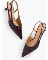 Talbots - Olivia Slingback Kitten Heel Pumps - Lyst