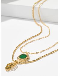 Talbots - Vespera Layered Pendant Necklace - Lyst