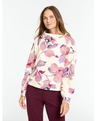 Talbots - Cozy Fleece Asymmetrical Zip Pullover Sweater - Lyst