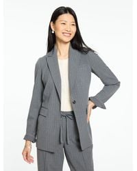 Talbots - Pickstitch Pinstripe Blazer - Lyst