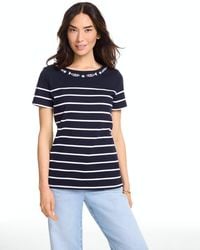 Talbots - Embroidered Authentic T-shirt - Lyst