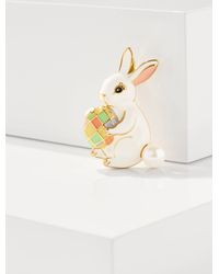 Talbots - Spring Bunny Brooch - Lyst