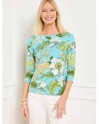 Talbots - Bateau Neck T-shirt - Lyst