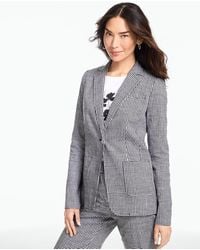 Talbots - Beach Gingham Linen Blazer - Lyst