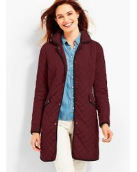 talbots red coat