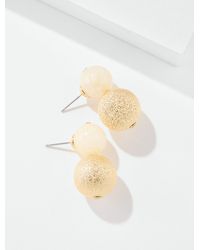 Talbots - Lollipop Ivory Bead Drop Earrings - Lyst